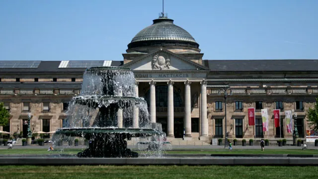 Kurhaus und Bowling-Green in Wiesbaden