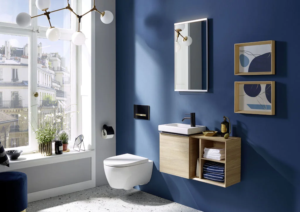 Sanitär - Badserie iCon mit weiß matter Oberfläche · Rieth GmbH
